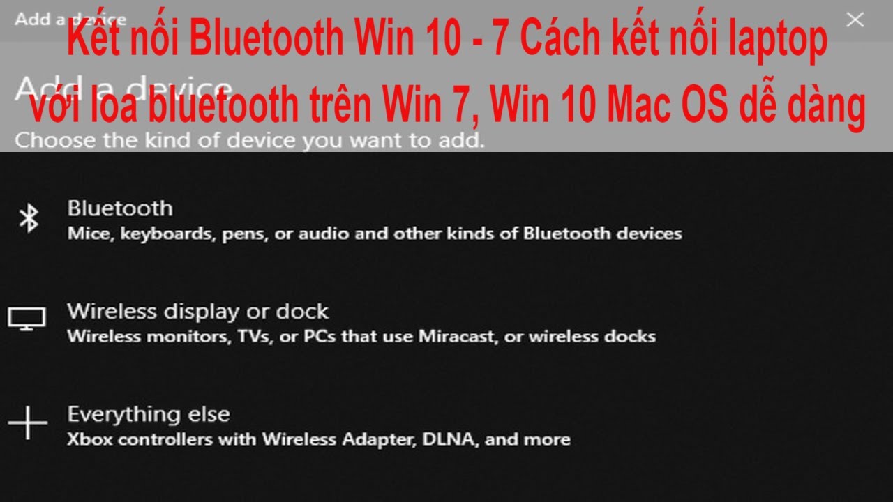 Phát hiện cách kết nối loa Bluetooth trong Windows 10 trên Mac